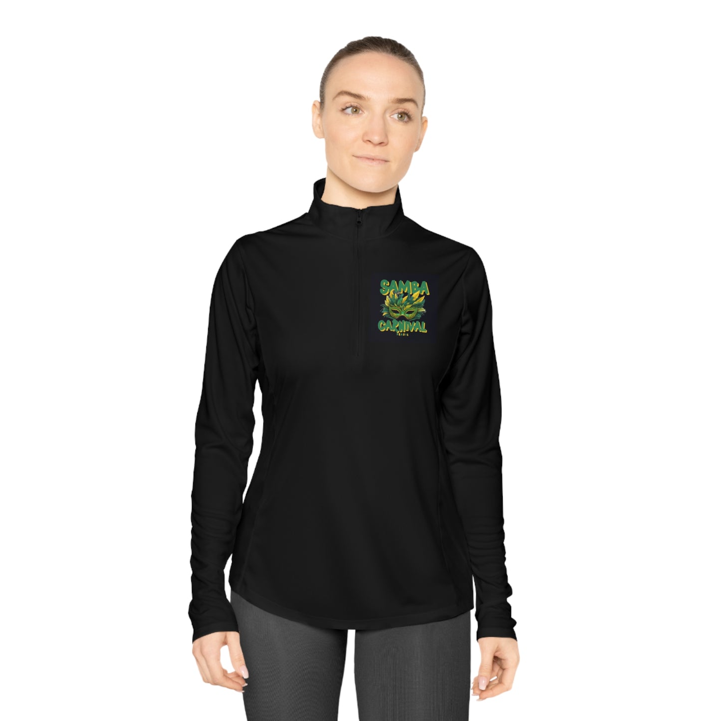 Samba Carnival Ladies Quarter-Zip Pullover