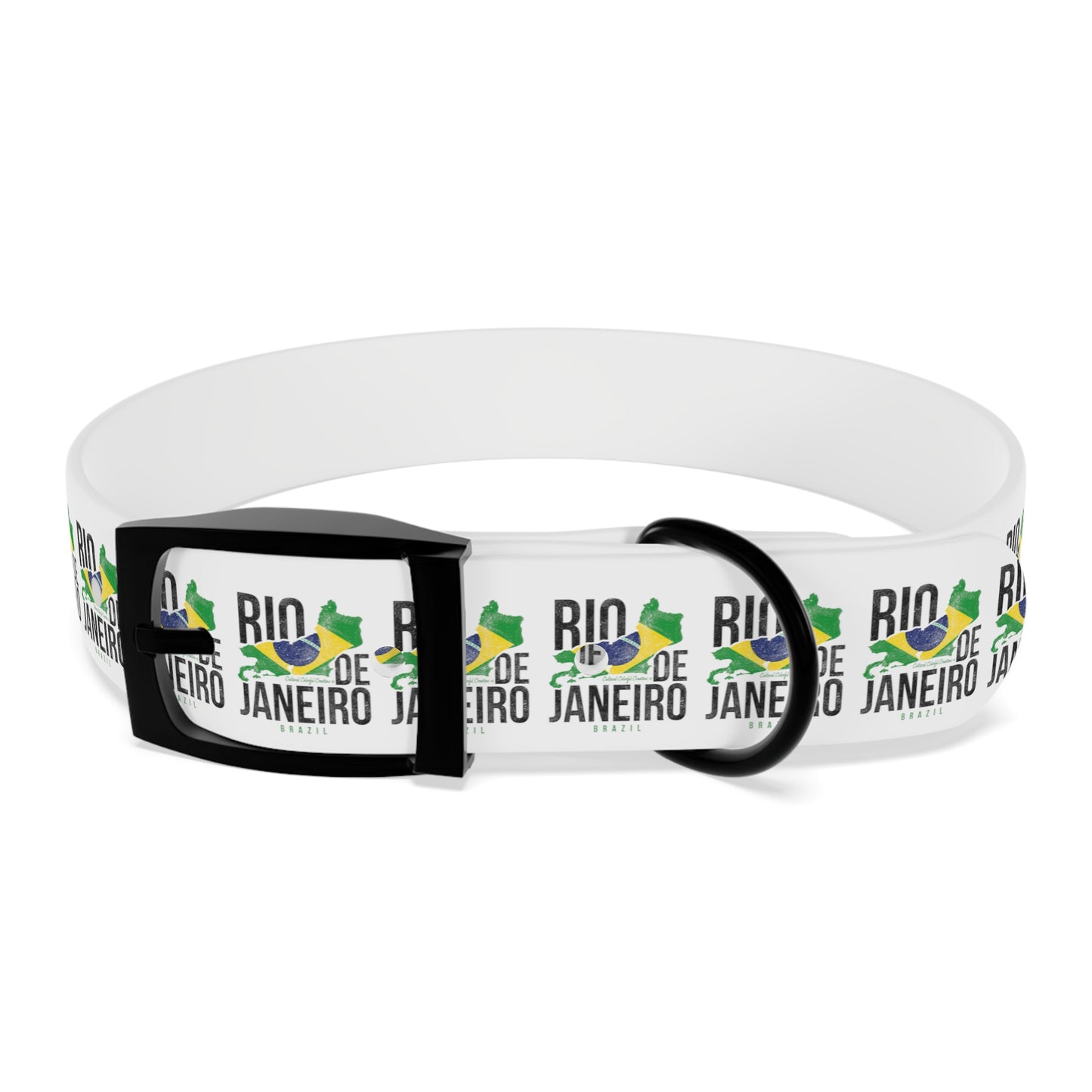 Brazil Flag Dog Collar