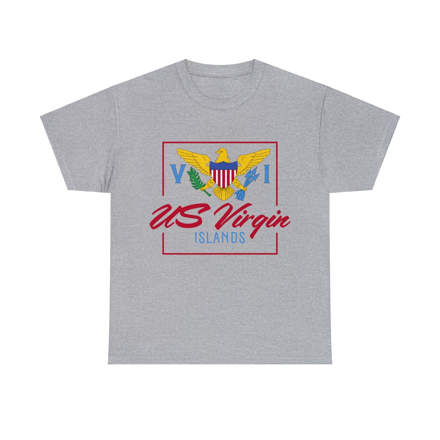 US Virgin Islands Unisex Heavy Cotton Tee