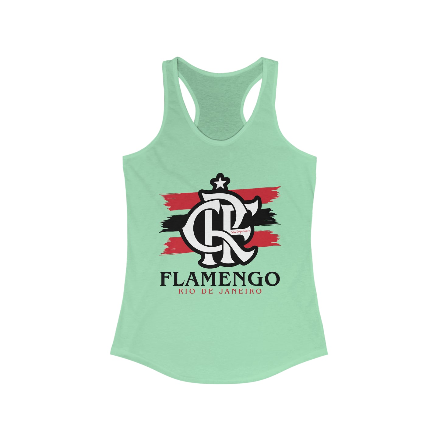 Brazil Soccer Women's Ideal Racerback Tank