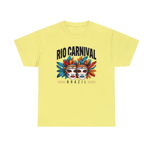 Rio de Janeiro Carnival Unisex Heavy Cotton Tee