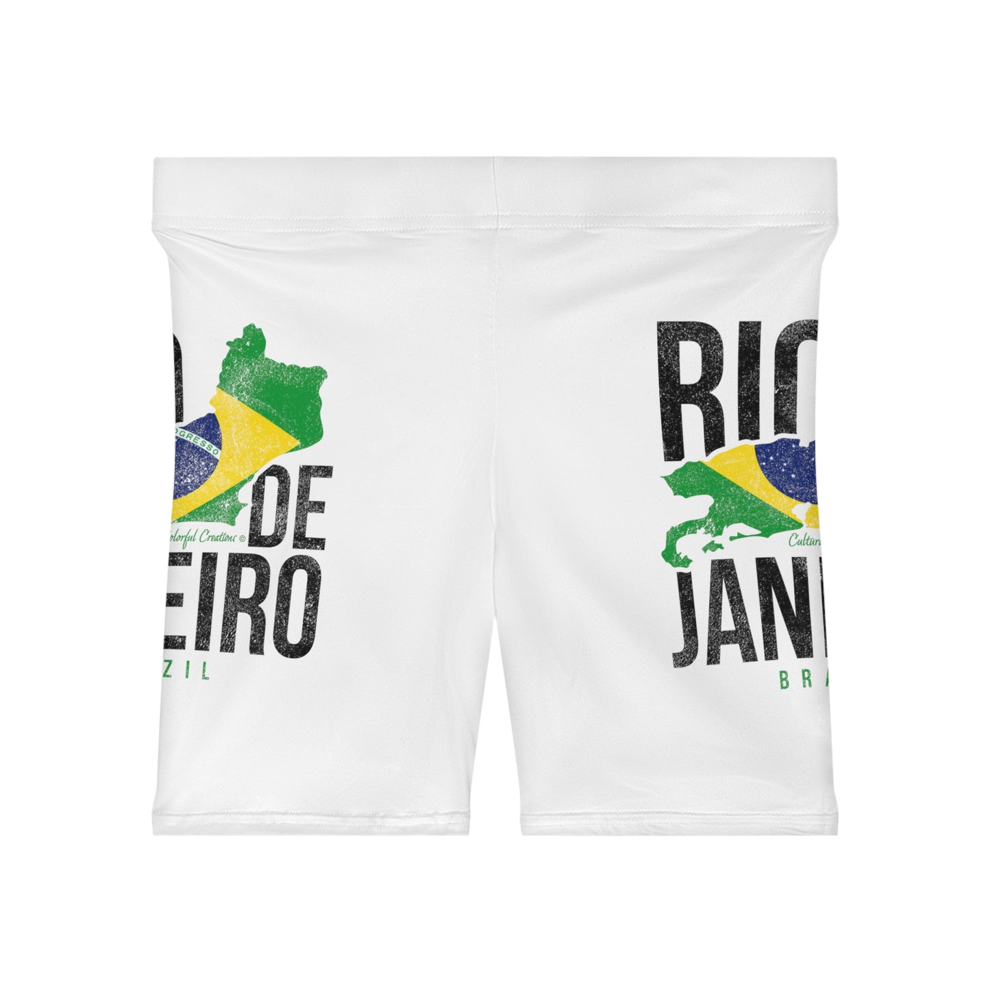 Brazil Flag  Women's Biker Shorts (AOP)