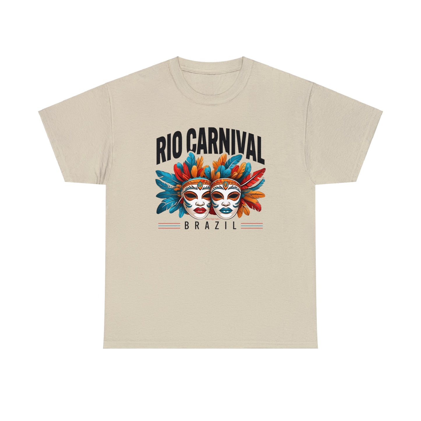 Rio de Janeiro Carnival Unisex Heavy Cotton Tee