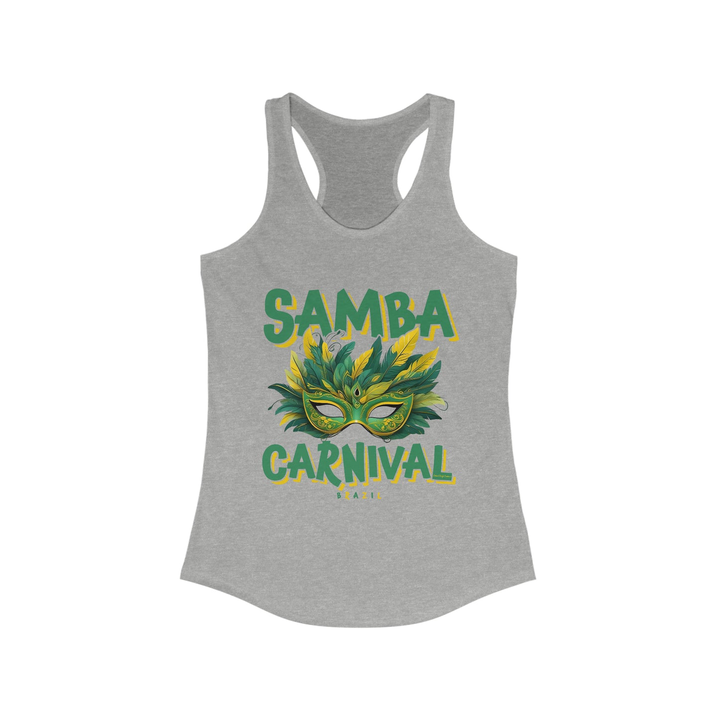 Samba Rio de Janeiro Carnival Women's Ideal Racerback Tank