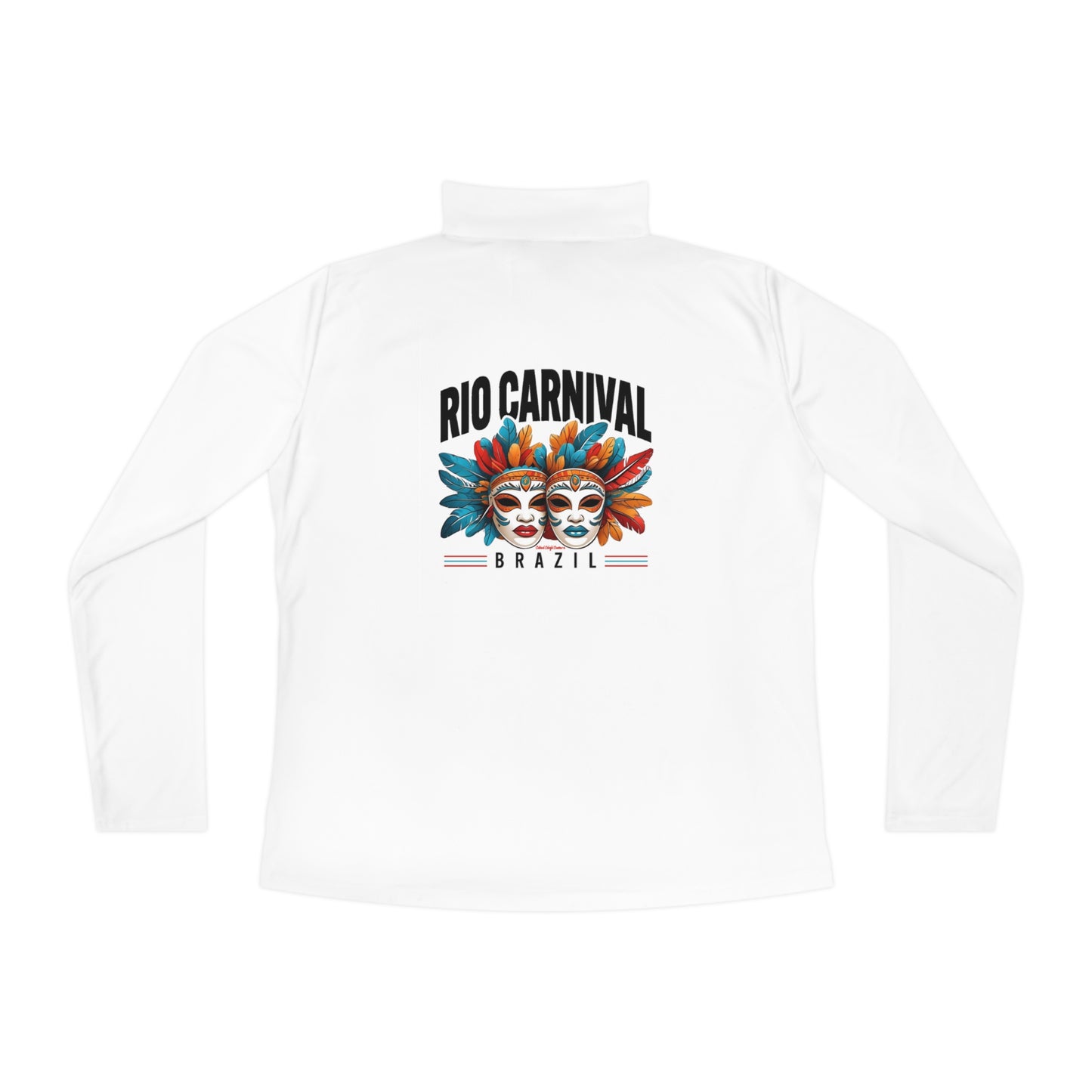 Rio de Janeiro Carnival Ladies Quarter-Zip Pullover