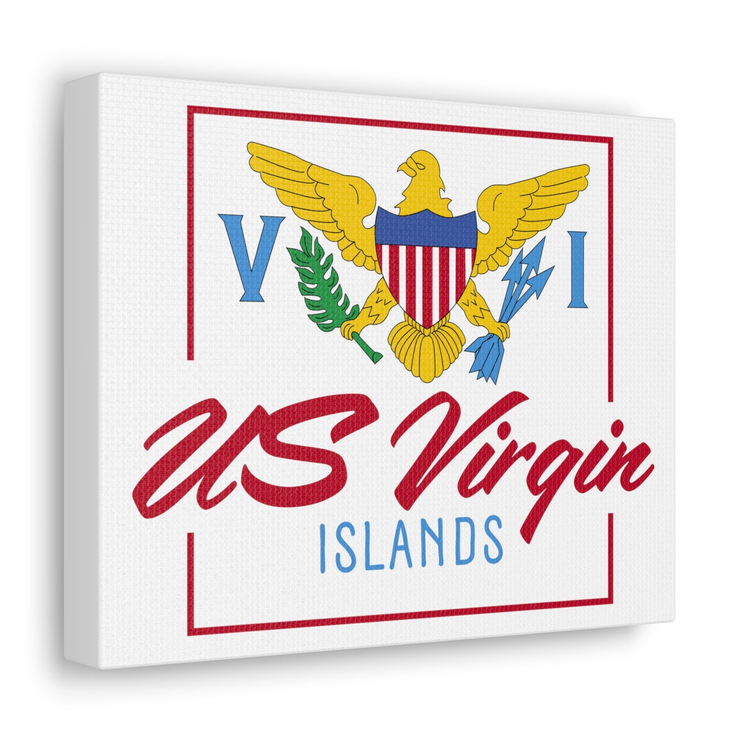 US Virgin Islands Canvas Gallery Wraps