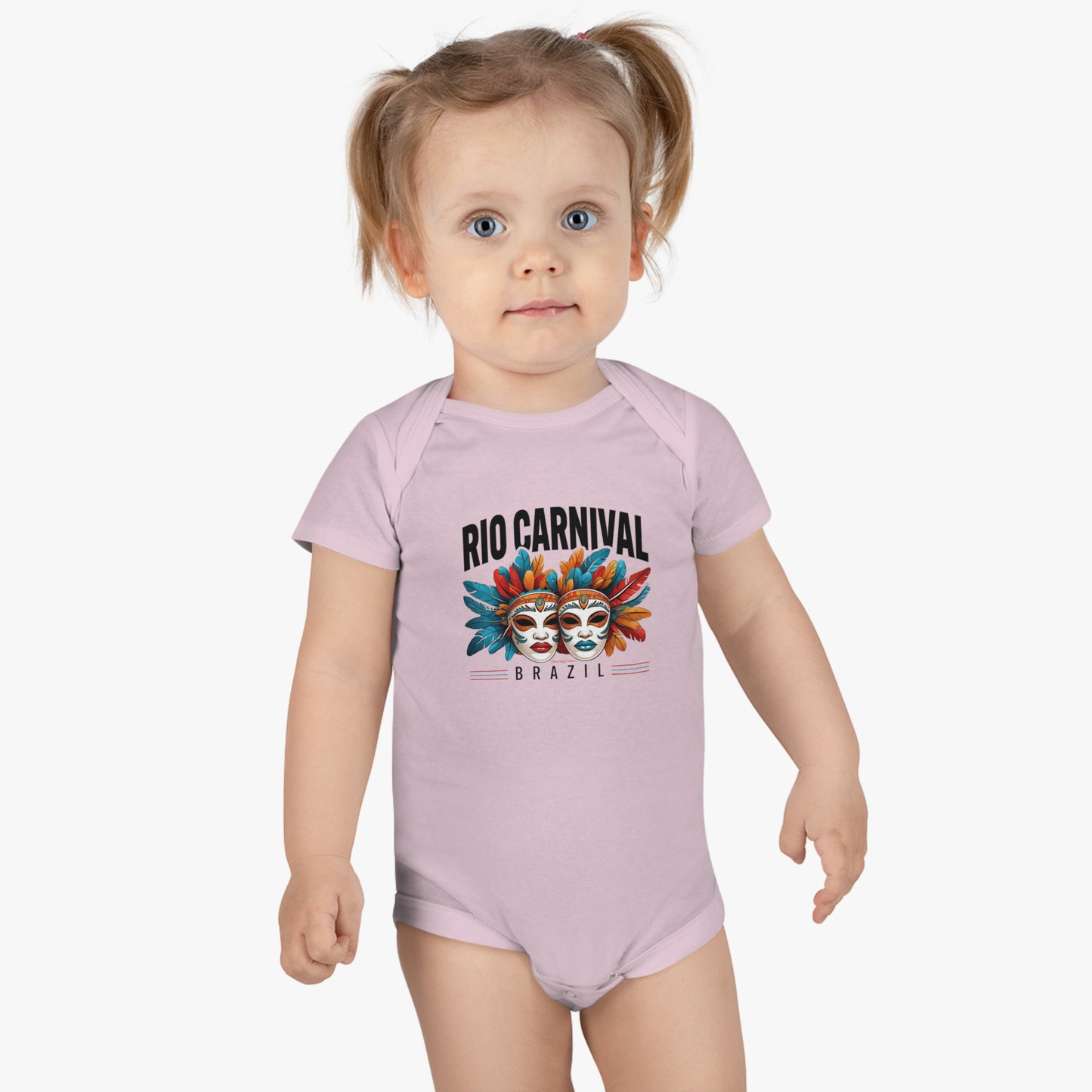 Rio de Janeiro Carnival Baby Short Sleeve Onesie®