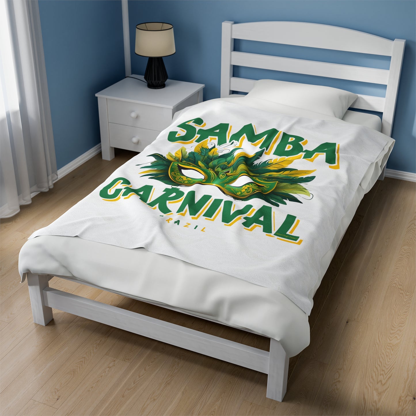 Samba Rio de Janeiro Carnival Together Velveteen Plush Blanket