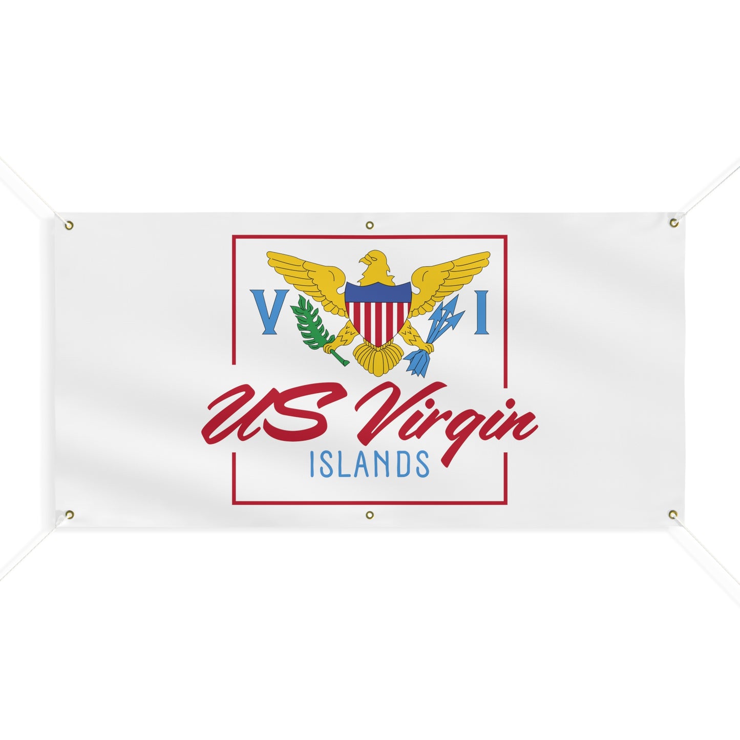 Us Virgin Islands Matte Banner