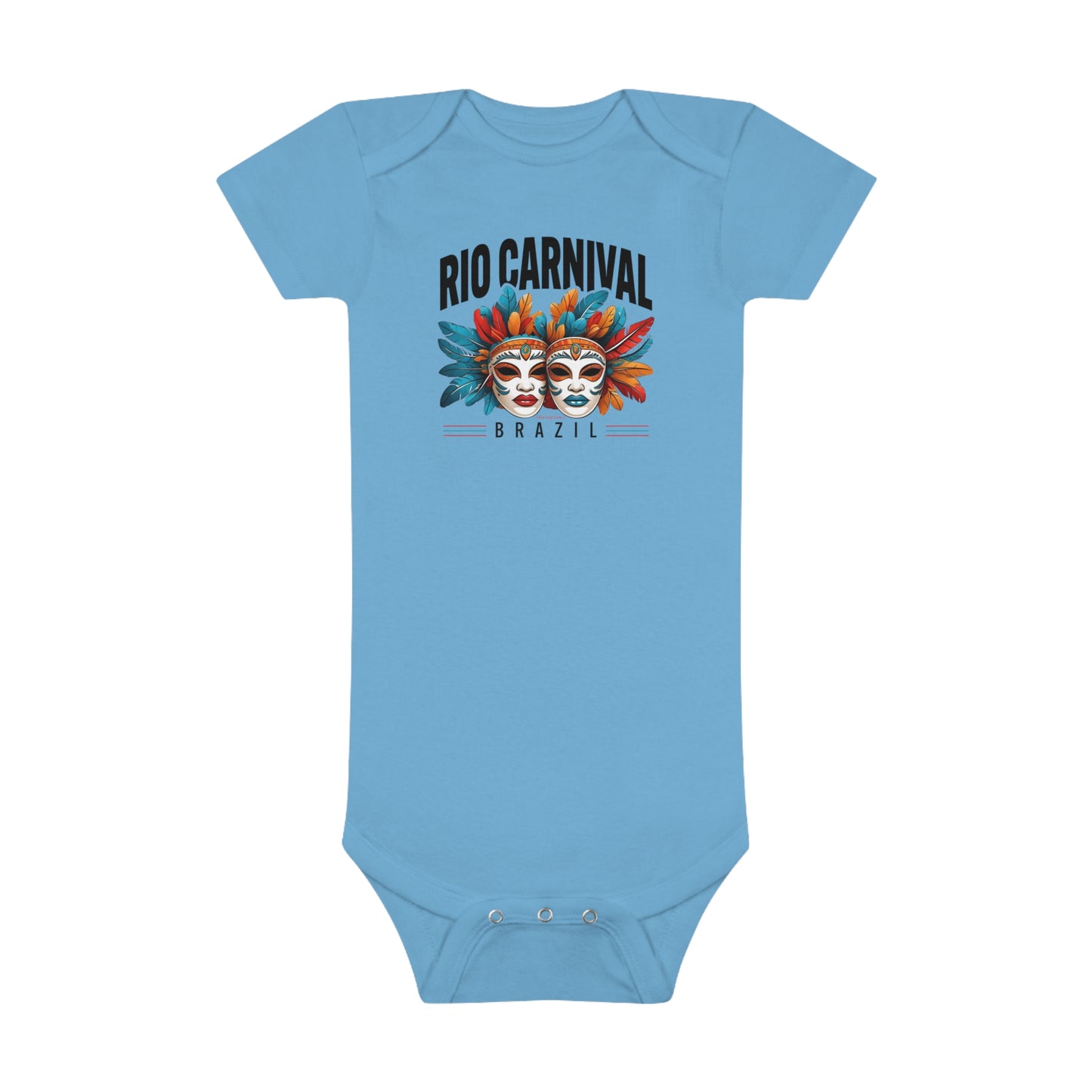 Rio de Janeiro Carnival Baby Short Sleeve Onesie®