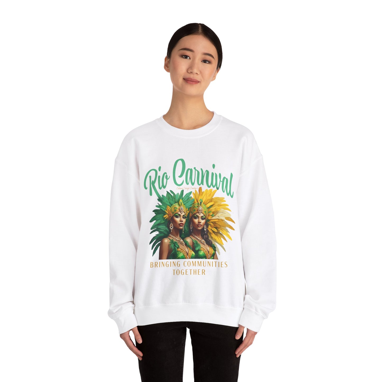 Rio de Janeiro Carnival Together Unisex Heavy Blend™ Crewneck Sweatshirt