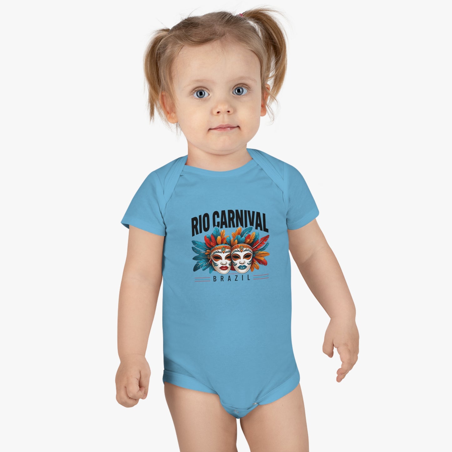 Rio de Janeiro Carnival Baby Short Sleeve Onesie®